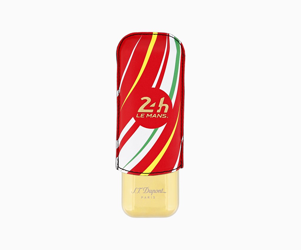 24H Le Mans Red/White Cigar Case